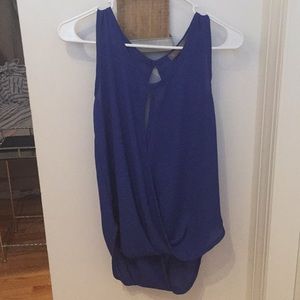 Open front and back tank